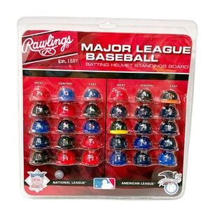Rawlings MLB Batting Mini Helmet Standings Board Baseball NEW